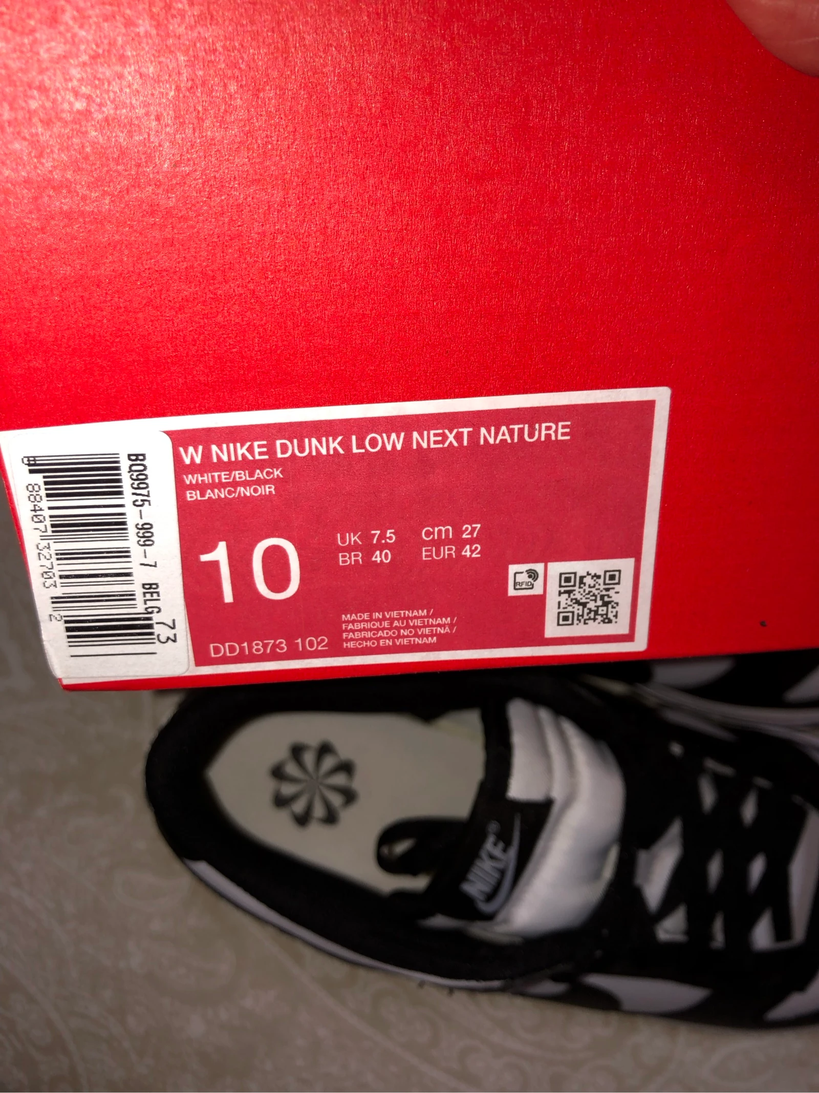 Nike dunk low panda size 42 – photo 9